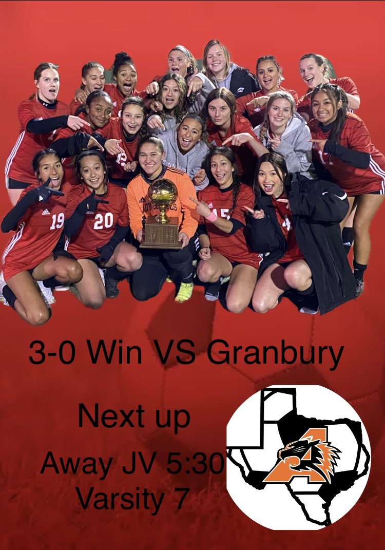 With the Win tonight LCS are your district 5-5A Champions! ❤️🖤
