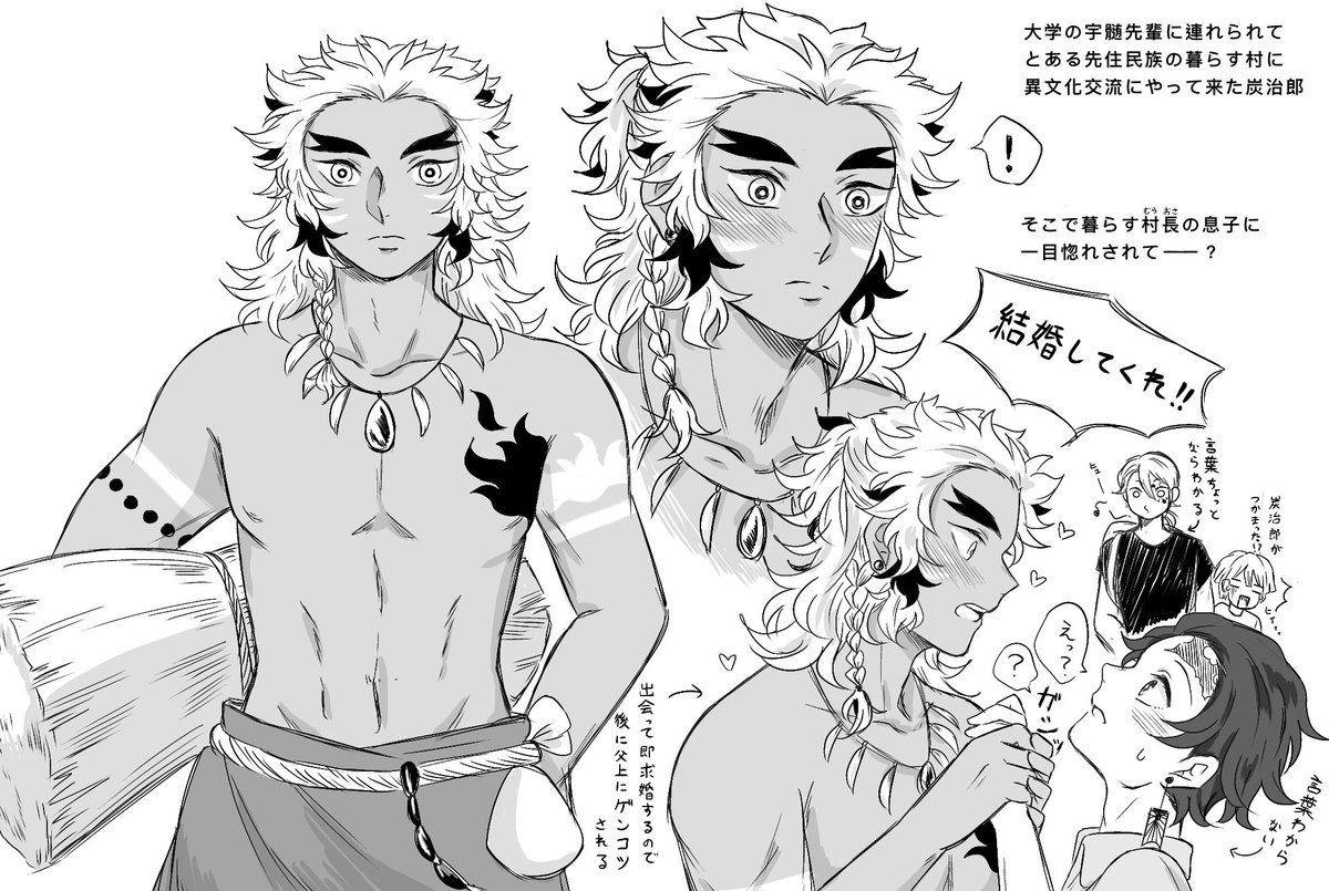 民族パロの杏炭🔥🎴 