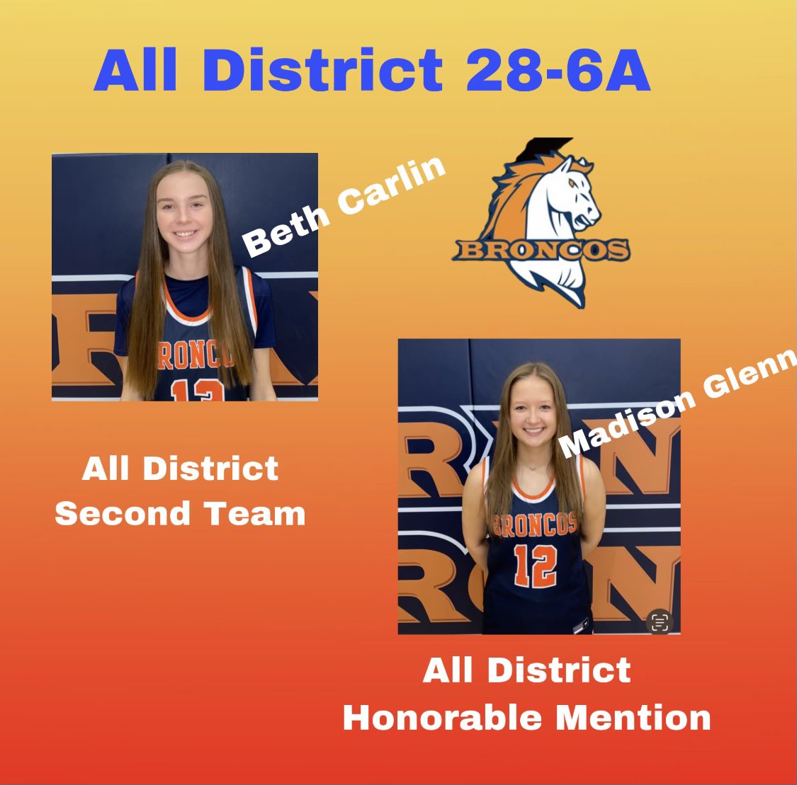 bhsorangeball's tweet image. So proud of these kids representing @NISDBrandeis in a very tough district! Defensive MVP @lexihoops22 1st team Unanimous @rian_forestier @SeatonMarisa 2nd team @bethanyc_33 and Honorable mention @maddieglennn12 💪🏼💪🏼#LetsGo #work
