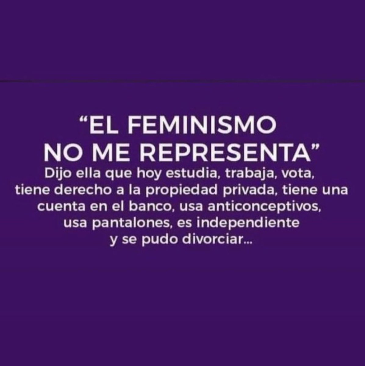 anabreco's tweet photo. Creo que quien no se considera #Feminista es por que no esta bien informad@ , somos y hacemos gracias a las que marcharon antes de nosotras 💜 #8m https://t.co/zNUgip5Z4v