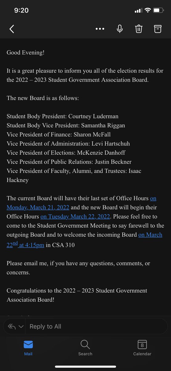 WC_SGA's tweet photo. Congratulations to the 2022-2023 SGA board!! https://t.co/NvVqcZJYbC