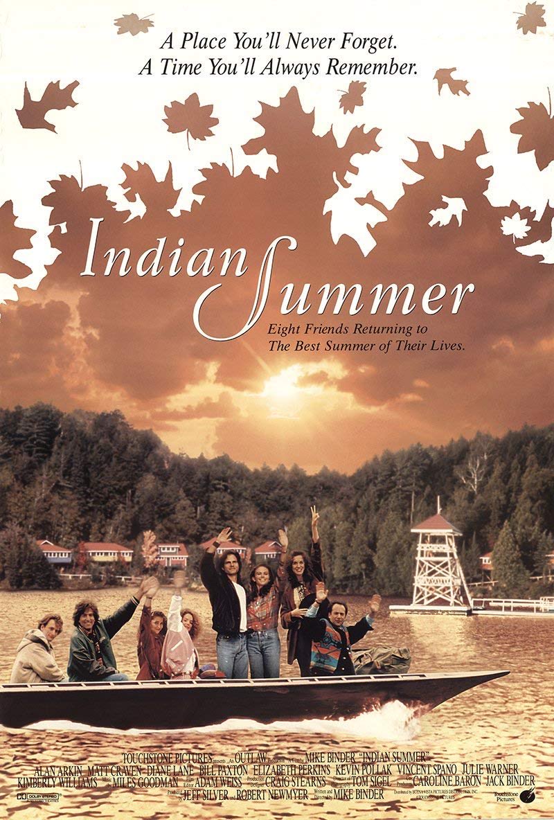 #NowWatching Indian Summer (1993)

One of my favorite ensemble films. Such a great cast, and movie. 

#indiansummermovie #elizabethperkins #billpaxton #dianelane #juliewarner #kimberlywilliamspaisley #alanarkin