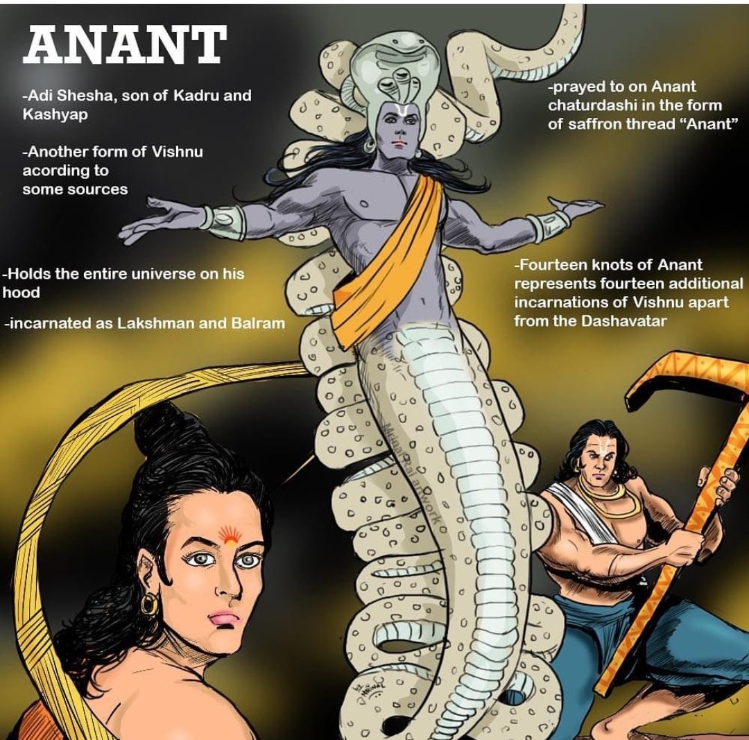Anshulspiritual's tweet photo. The Majestic Bhagwan Anant resides alone under the ground in Paataal carrying the entire Earth on the orders of Brahma Ji!

~ Mahabharat, Adi Parva 36.24 ~

https://t.co/arEJ9frlas https://t.co/djcPJiOMsX