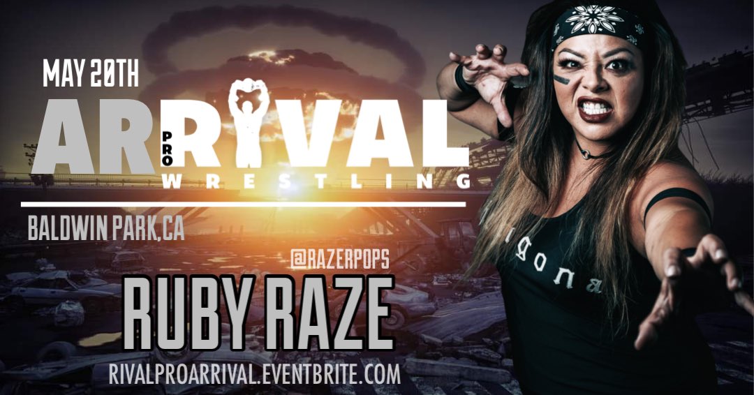 RivalPro_'s tweet photo. Making her return to Rival Pro: arRIVAL on 5/20/22 is the equal opportunity ass kicker, La Chigona @Razerpops
Tickets are now on sale at https://t.co/kdC07qy9Un #RivalPro #RivalProWrestling #RubyRaze https://t.co/Q51Iq9eE5q