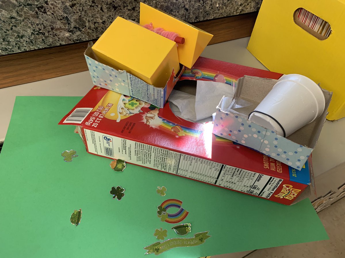 I give you…. My Kindergartners leprechaun traps! Truly impressed!! 🍀👏🏼🌈🪤 #STEMeducation