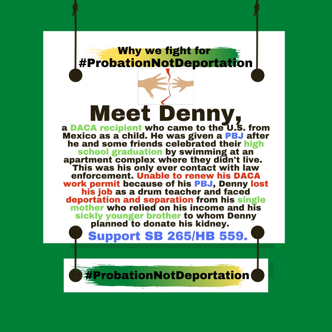 ChaconCenterUMd's tweet photo. Every Friday, we bring you real stories of people harmed by MD’s probation statute. #ProbationNotDeportation SB265/HB559 would protect MD families from these harms. #MDGA22 @WanikaFisher @SenatorSusanLee @Willcsmithjr @CAIRCoalition @ACLU_MD @MarylandOPD @TPmobilization https://t.co/reDWsLMzY9