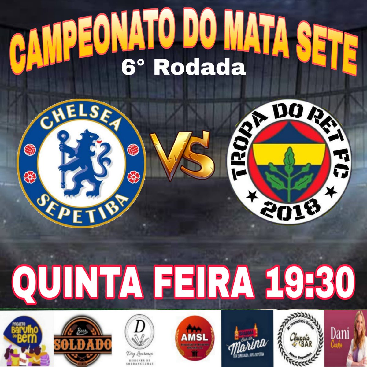 ChelseaSepetiba's tweet photo. QUINTA FEIRA É DIA D GUERRA #AVANTECHELSEA 🔵⚪🏆 https://t.co/Qr6IftRRYZ