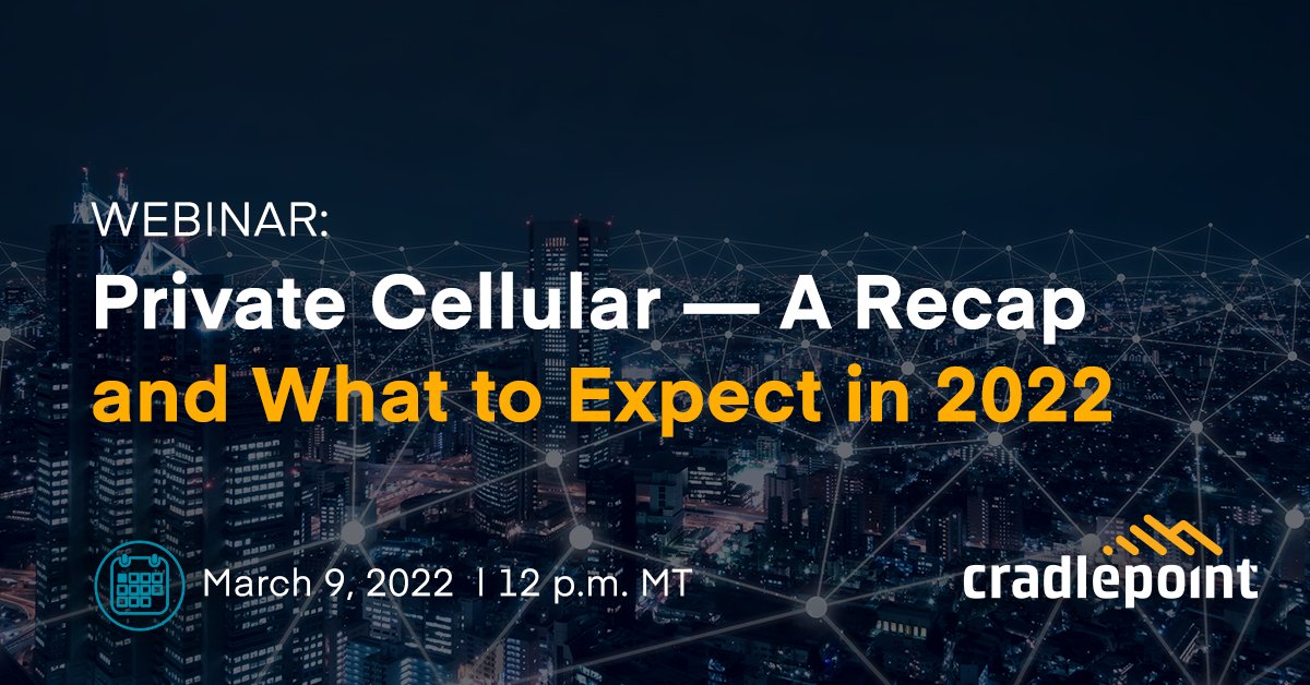 EricssonEnt's tweet image. The #PrivateCellularNetwork market may be evolving quickly, but we all agree the benefits are hard to ignore. This conversation is happening tomorrow (❗️) to help IT leaders understand how it might fit as they digitally transform their businesses. Join us: cradlepoint.com/resources/even…