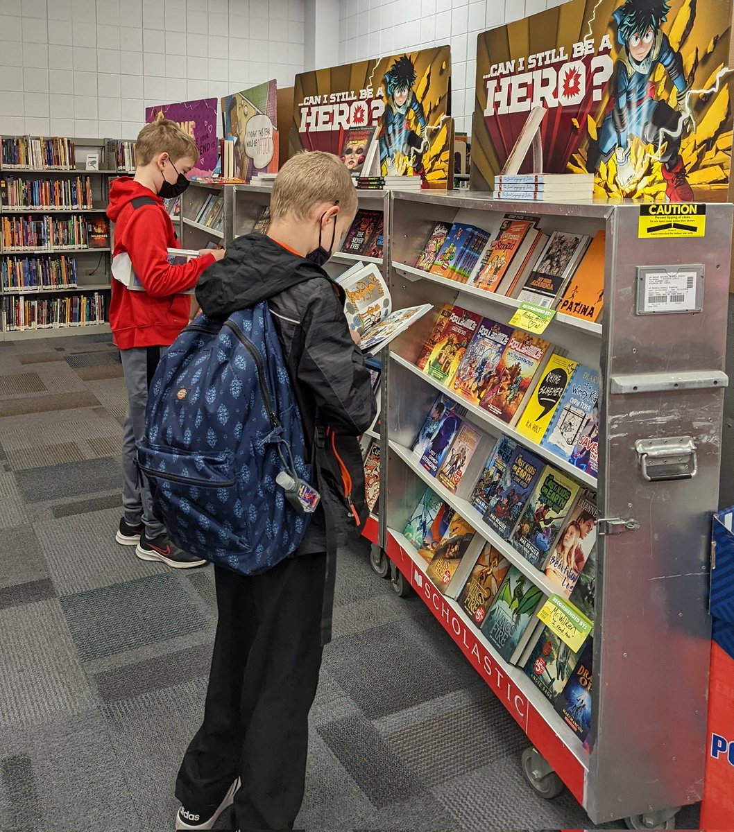 LSMSlibrary's tweet image. Nothing more fun than seeing students excited about getting a new book at the Book Fair!