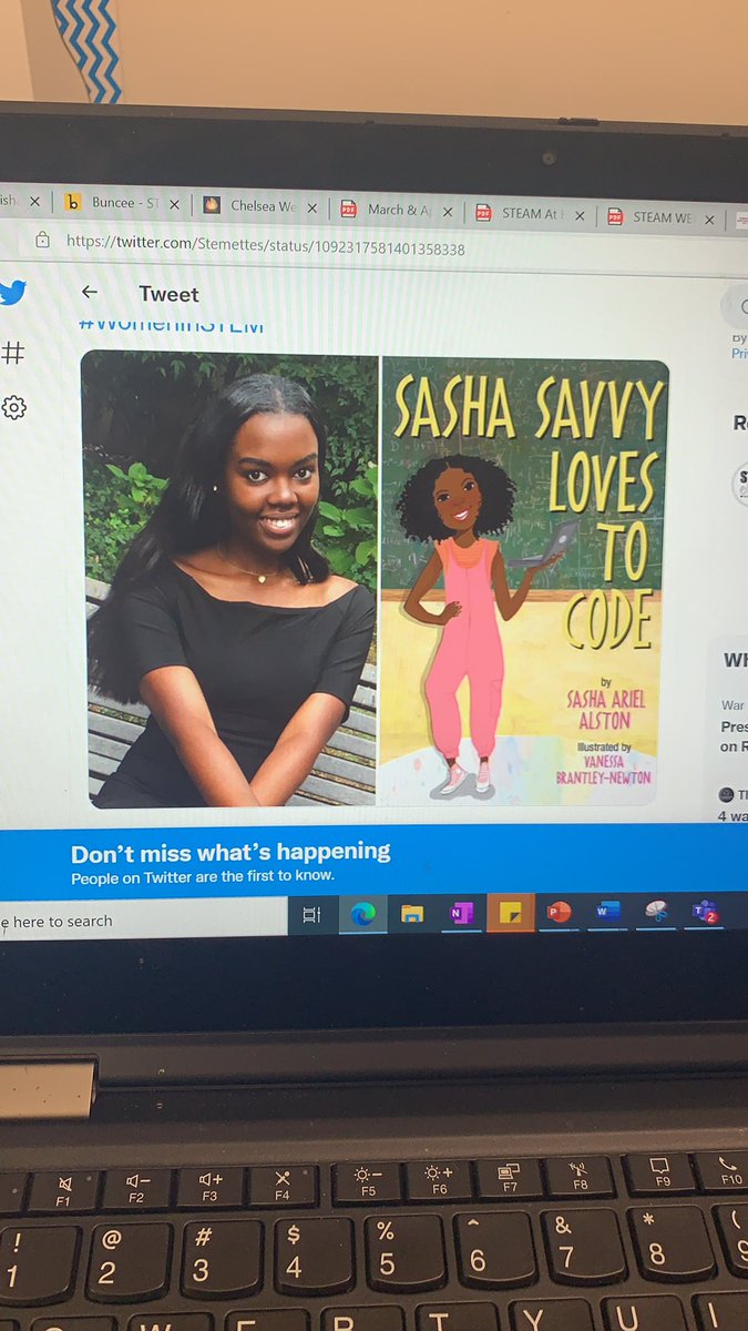 TechTrish's tweet photo. Highlighting some techies like Sasha Alston @Stemettes in Science class today. #InternationalWomensDay #WomenInSTEM #157cMarch #computerscience #coding #codingforkids #codingforgirls https://t.co/WYxIkdfGx2