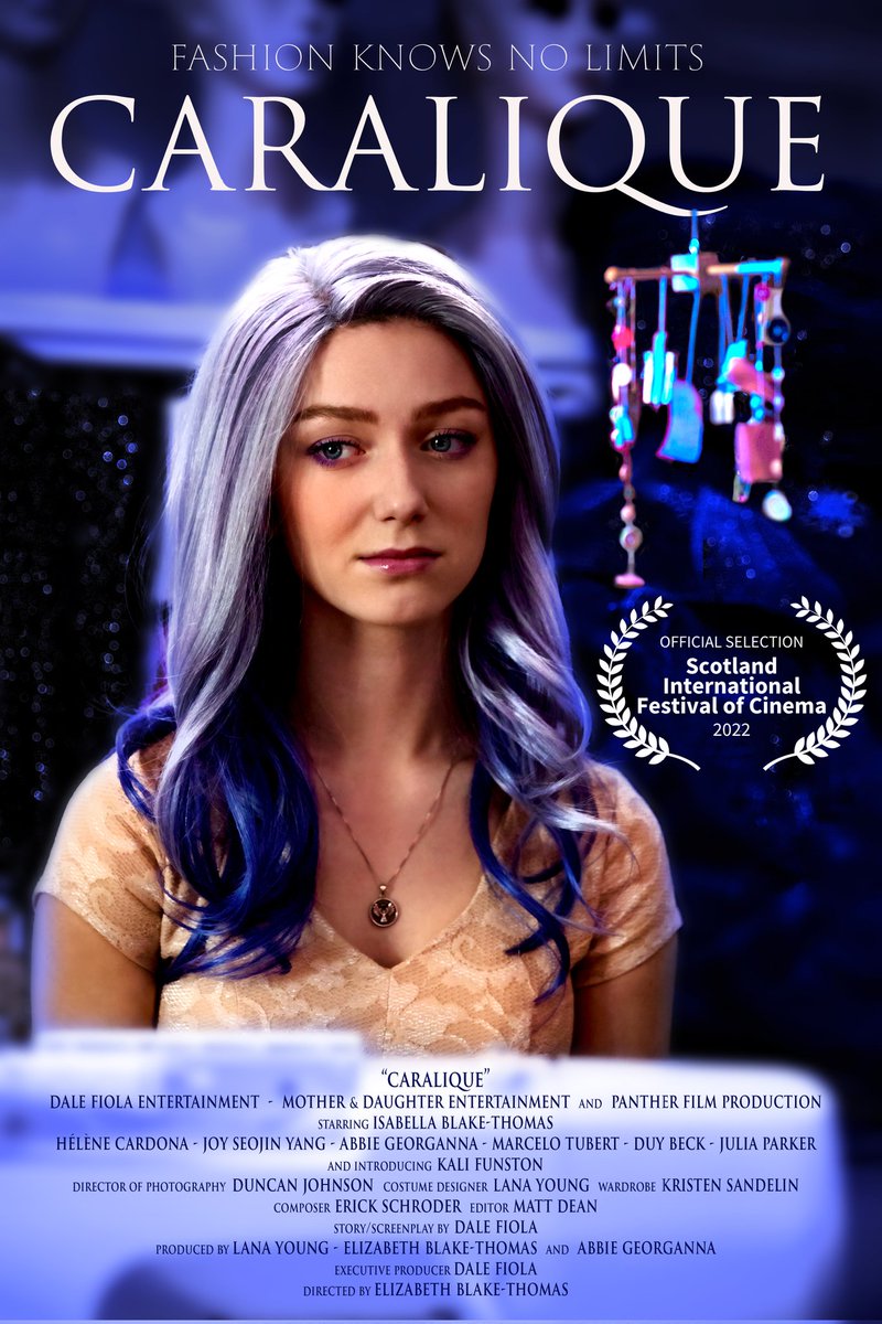 Our family drama "Caralique" has been accepted as an OFFICIAL SELECTION to the SCOTLAND INTERNATIONAL FESTIVAL OF CINEMA 2022! 🎉

#family #film #fashion #followyourdreams #femalefilmmakers <a href="/Elizabeth_B_T/">Elizabeth Blake-Thomas</a> <a href="/Isabella_B_T/">Isabella Blake-Thomas</a> <a href="/HeleneCardona/">Hélène Cardona</a> #internationalwomensday #Caralique