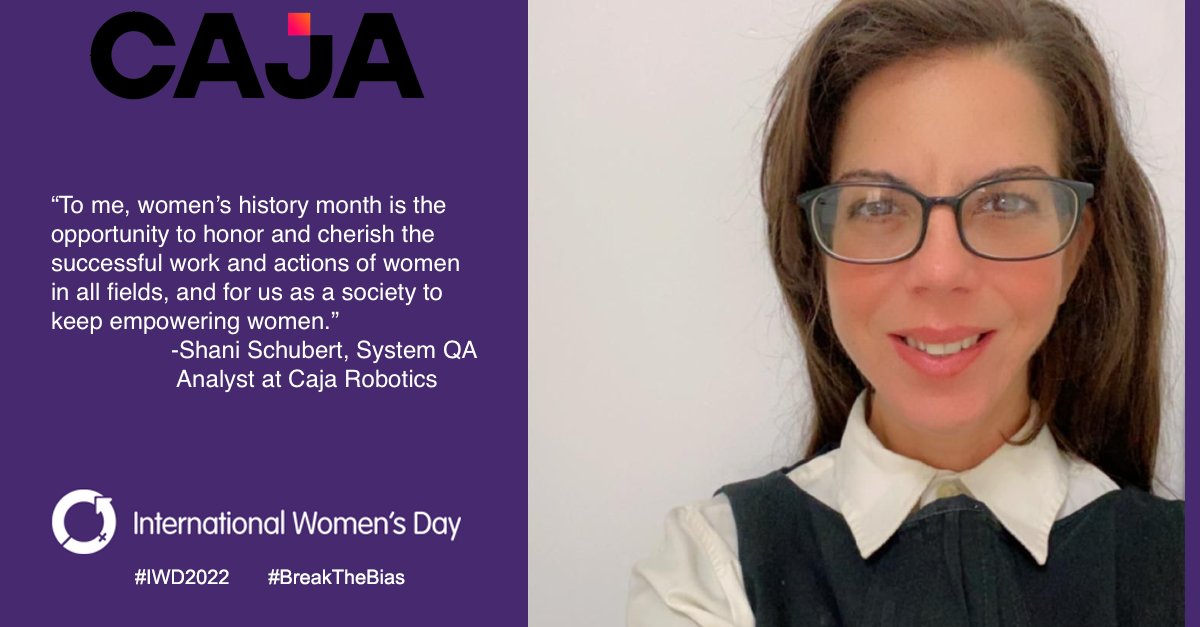 CajaRobotics's tweet image. Happy #InternationalWomensDay! Today, this month, and always, we are grateful for the contributions, innovation, and dedication of the women of #CajaRobotics. #IWD2022