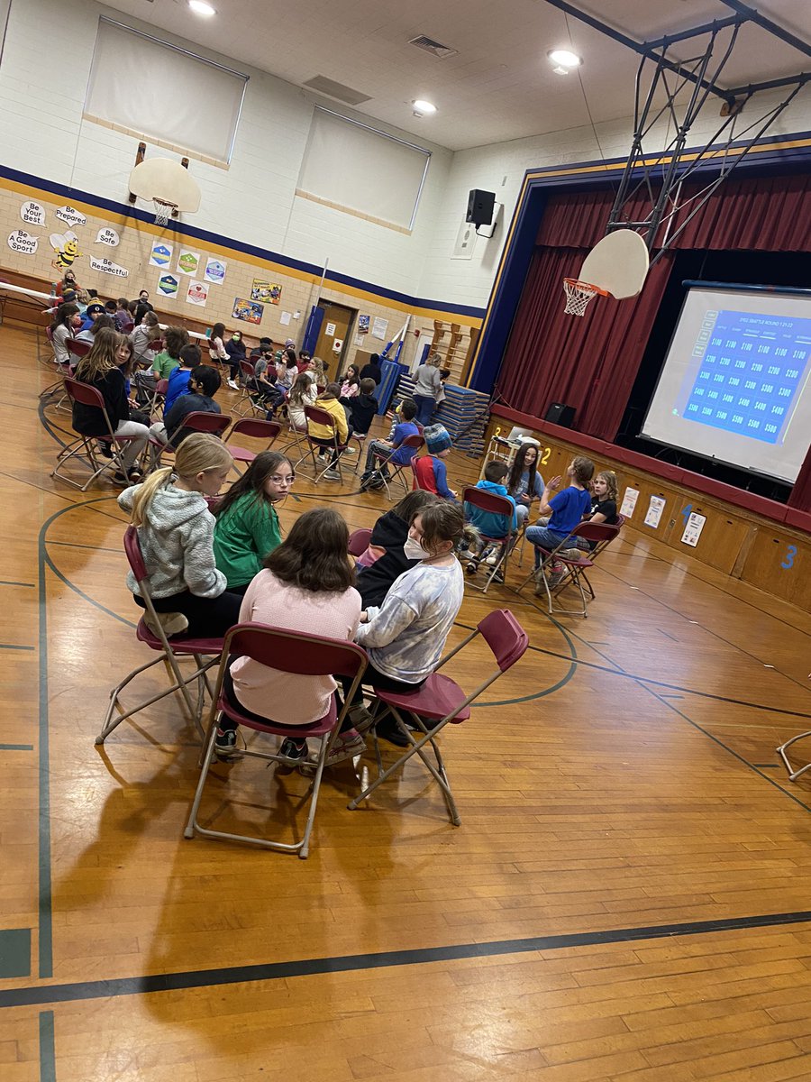 MsMurphys_Class's tweet photo. We were lucky guests at today’s #BattleoftheBooks ! 4th graders competed in teams to show off their book knowledge, and got us 3rd graders excited to participate next year! #ForestRoadSchool Thanks for hosting, @MsJarrick ! https://t.co/HqzAthGcEB