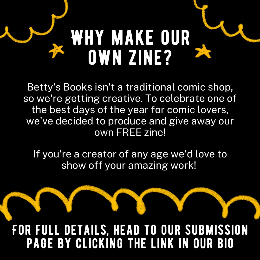 BettysBooksSTL's tweet photo. Whoa!! We can finally announce this exciting news. Submissions for our Community Zine are now open! Click on the link below for all the deets. 👀 https://t.co/2vcG34fBye https://t.co/Jrrc0FcTms