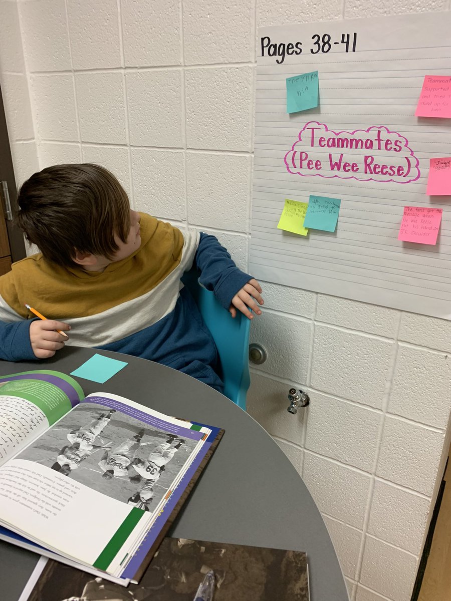 MsLeva__'s tweet photo. Changed up our learning space today to work on finding factors of success for Jackie Robinson ⚾️ #alwayslearning https://t.co/NJJjyNKggx