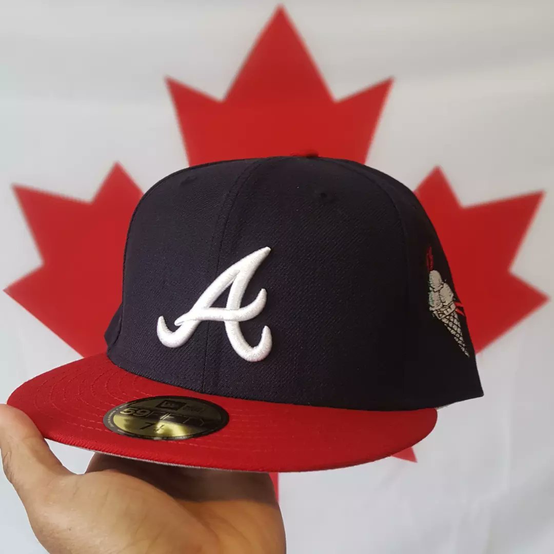 8V_Collective's tweet photo. This custom fitted I made is a salute to @gucci1017 and his iconic ice cream tattoo.

This is a 1 of 2 custom that's not for sale. Brrr! 🍦🔴

#guccimane #8V #eightfive #atlanta #ATL #braves #59fifty #neweracap #bouldercrest #fhsociety https://t.co/T4MlnGeorK