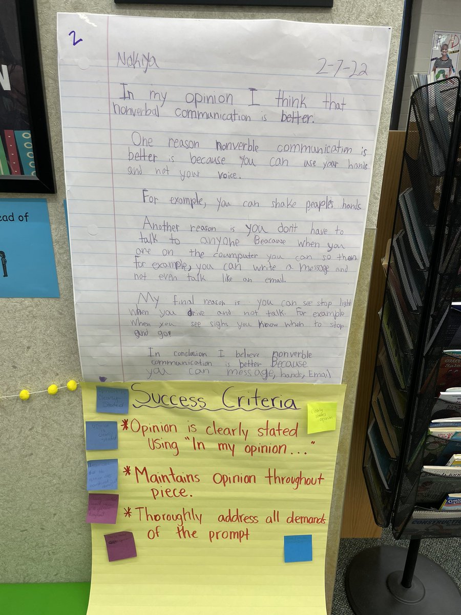 GreenwoodElemen's tweet photo. @GreenwoodElemen Ts are using student writing samples, success criteria, and opinion rubrics to provide valuable feedback to students! 🐊💚🐊💚 @AHosch_Educate @JamieraJohnson @JeoffL https://t.co/KI3BGm4kYR