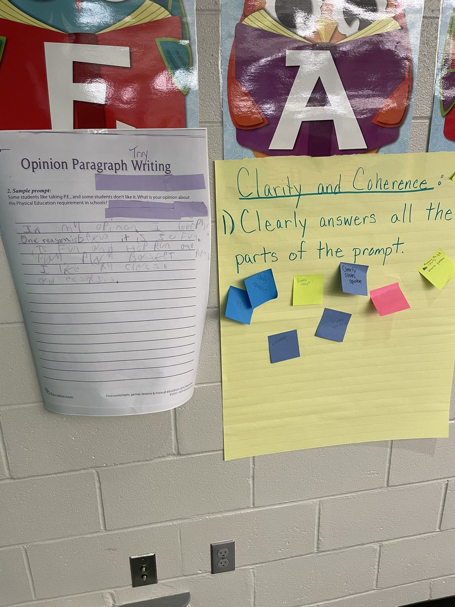 <a href="/GreenwoodElemen/">Greenwood Elementary</a> Ts are using student writing samples, success criteria, and opinion rubrics to provide valuable feedback to students! 🐊💚🐊💚 @AHosch_Educate @JamieraJohnson <a href="/JeoffL/">Jeoff Lynch</a>