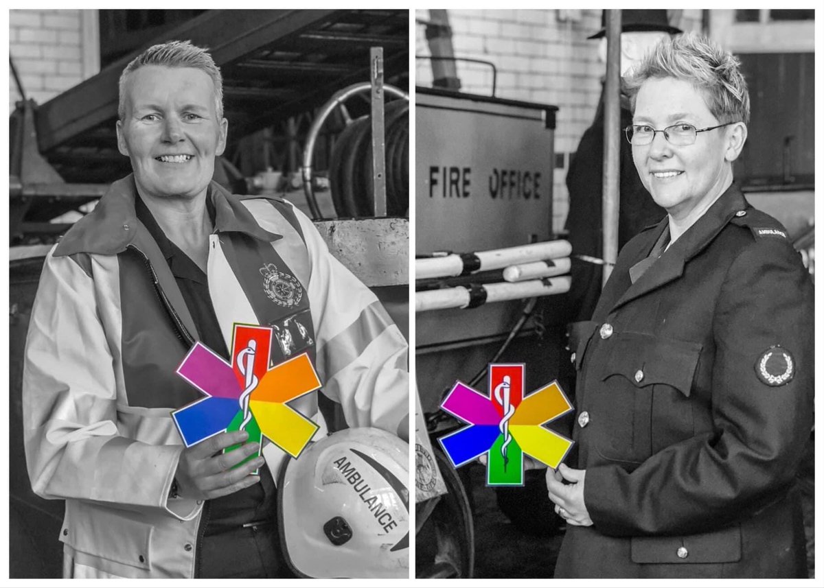 Thank you <a href="/NatAmbLGBTUK/">National Ambulance LGBT+ Network 🏳️‍🌈</a> for recognising #IWD with  <a href="/kirsten_willis/">Kirsten Willis-Drewett BEM</a> who I’m proud to stand with here 💚