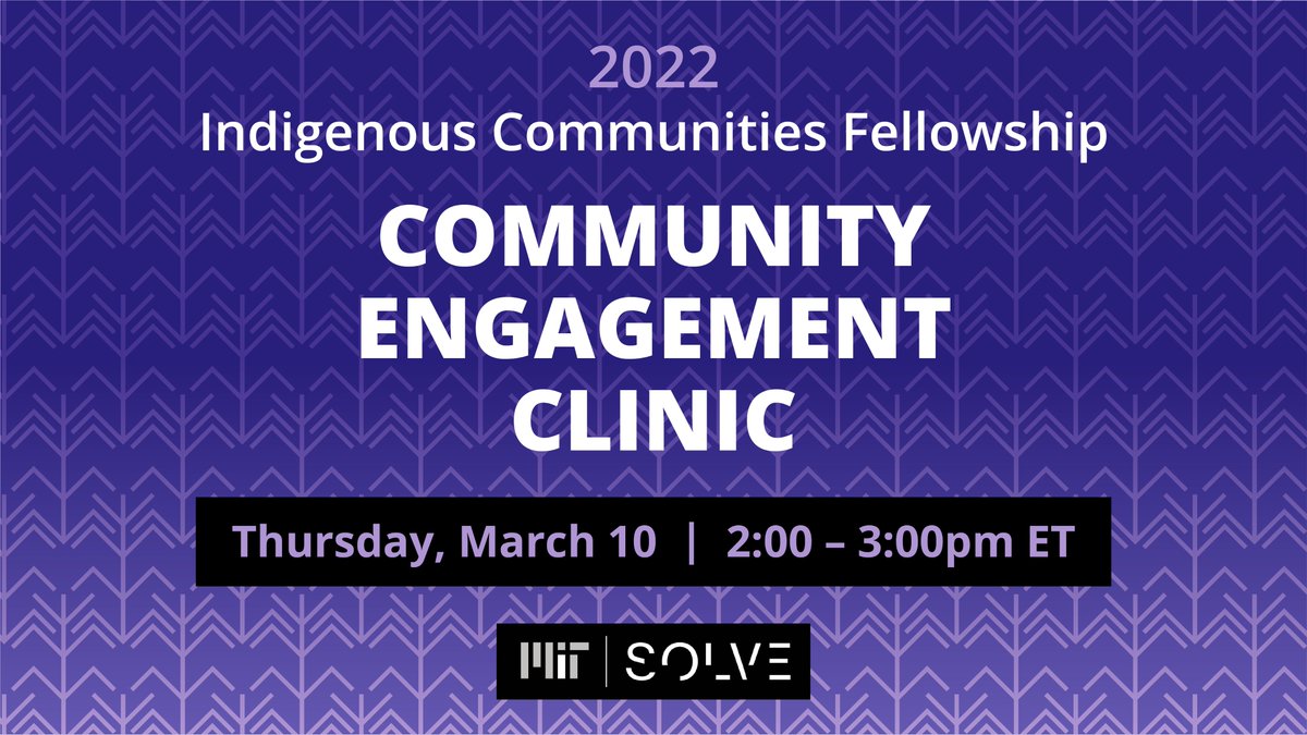 NUNAGroup's tweet photo. Interested in learning how you can gain $10k in unrestricted funding and join a community of amazing #Indigenous innovators? Join us this Thursday at 2PM EST with @SolveMIT to learn about the #IndigenousCommunitiesFellowship and the application process: https://t.co/UQOpZb8zGJ https://t.co/lWernLLDLN