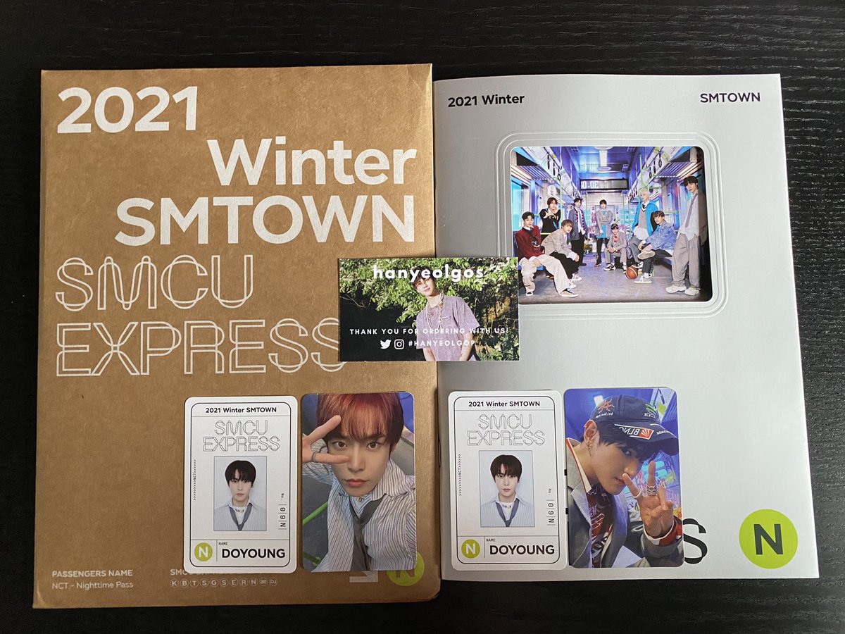 adoieble's tweet photo. finally got around to unpacking these ☺️

thank you @hanyeolgos for hosting the smcu album go + the smcu pc claims! 

#hanyeolgop https://t.co/FgVEEIcq26