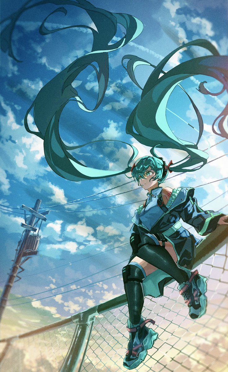 初音ミク 「#ミクの日 #ミクの日2022 」|Hayateluc《颯》のイラスト