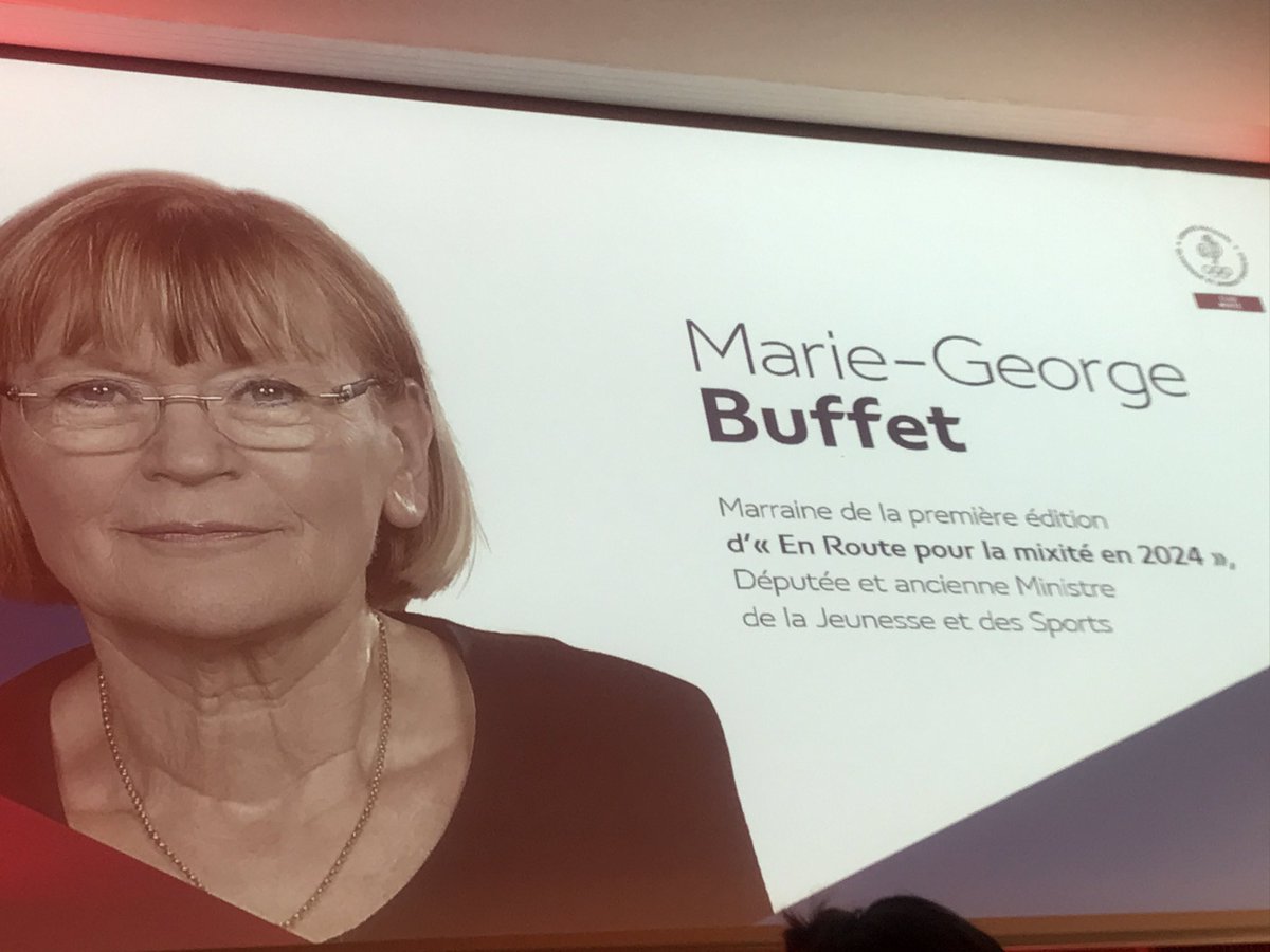 BabetteBougeard's tweet photo. Merci @najatvb #MarieGeorgesBuffet Notre inspiration depuis 20 ans. Nous sommes votre héritage @stereotypes sexués genrés Quel talent ! Merci #FemmesEtSport #mixité2024 #parité2028 @BrigitHenriques @1ElisaMoreno @RoxaMaracineanu https://t.co/BUOonl57tV