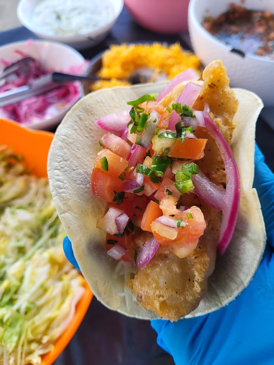 CardanoChefPool's tweet photo. Happy Taco Tuesday everyone!!!
Our buffet is ready for our hungry filming crew:
- Fish Tacos
- Vegan chimichangas
- Corn on the cob
- Churros
@rickmccracken what do you think brother? 😉
$Ada #Cardano #Foodporn #Chefpool https://t.co/B6ZcbaQXWJ