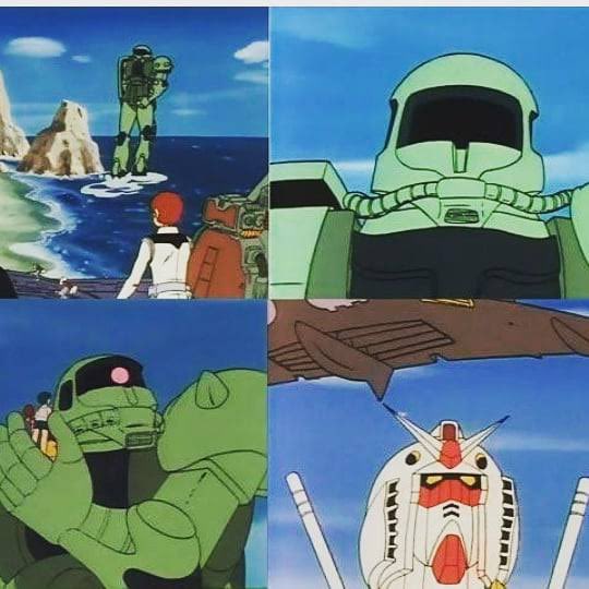 機動戦士ガンダム ククルス ドアンの島 当時の作画をリスペクトしたドアン専用ザク設定画が大人気 ザクの日 Togetter