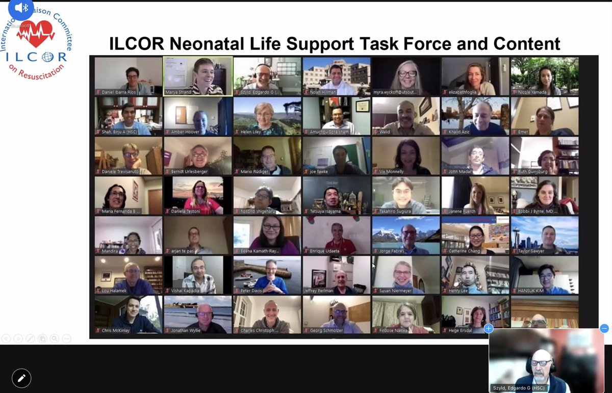 songMD's tweet photo. Grateful to have Dr. Edgardo Szyld, Research Director @OUHealth & co-chair of #Neonatal Writing Group #AHA #AAP #ILCOR give the #CANneo Research group a review on Evidence-based Medicine in #NeoResus https://t.co/Gscg9c0Ml8