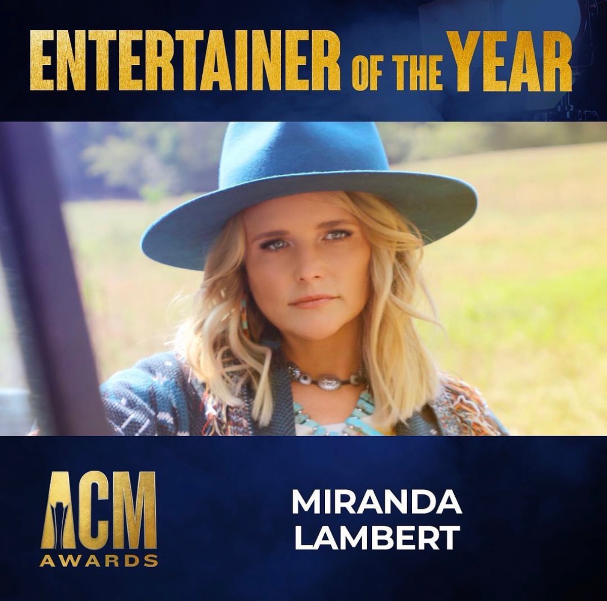 CasaRosaNash's tweet photo. Congratulations to our girl @MirandaLambert for winning ENTERTAINER OF THE YEAR💕🍾🎶 https://t.co/Kaa4NuYNRa