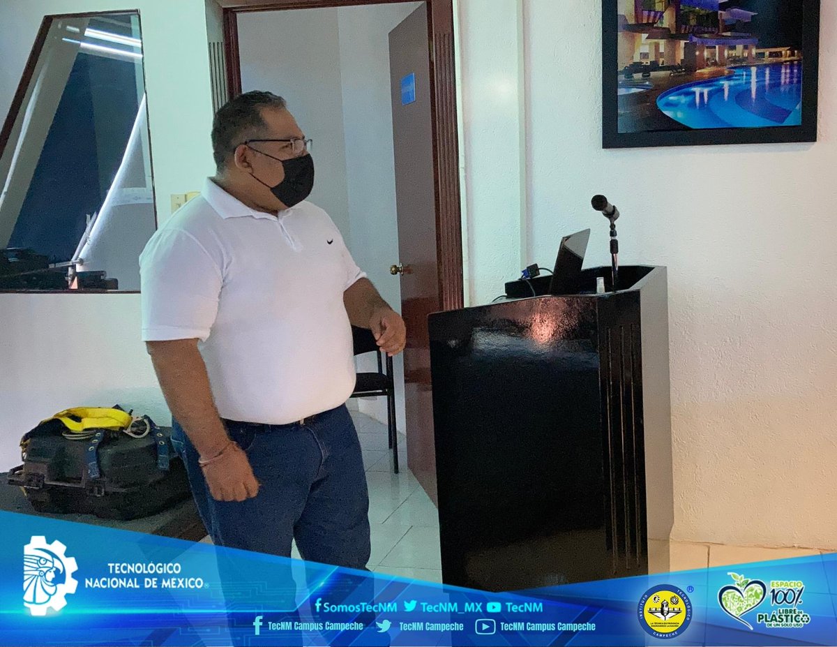 TecNMCampeche's tweet photo. Derivado de la firma de convenio con el Grupo Energético del Sureste se implementan cursos de capacitación sobre trabajos en altura y espacios confinados al personal operativo mediante los instructores certificados del Instituto Tecnológico de Campeche del #TecNM 
 #SomosOcelotes https://t.co/piexbvQTG6