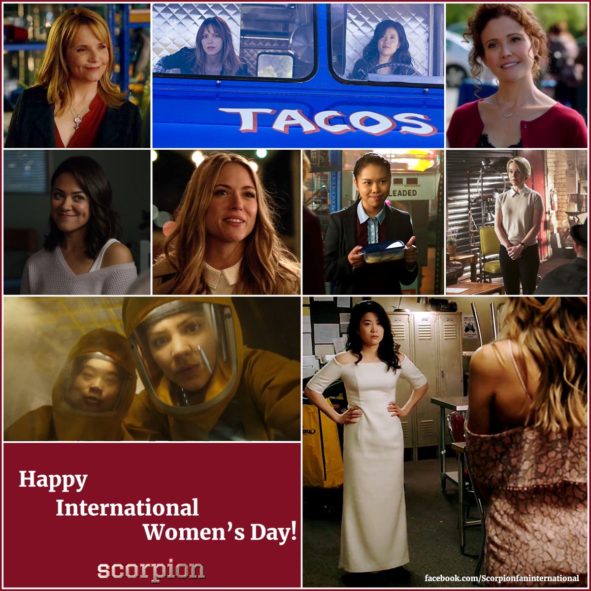 Women in <a href="/ScorpionCBS/">Scorpion</a> have very different characters and distinct personalities. 
Without them, there would be no story, just as real-life could not exist without women.
Happy Women's Day, dear ladies!