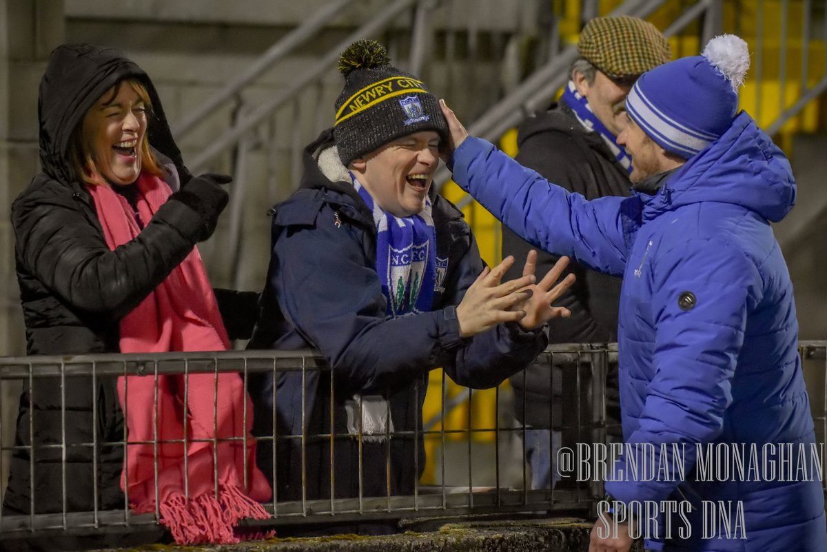 mungo4's tweet photo. They're not one bit worried about the price of diesel at the Showgrounds after tonight's 5-1 win for @ncr72 and the @NewryCityAFC lads over @KnockbredaFc1 https://t.co/VP92gXK77a