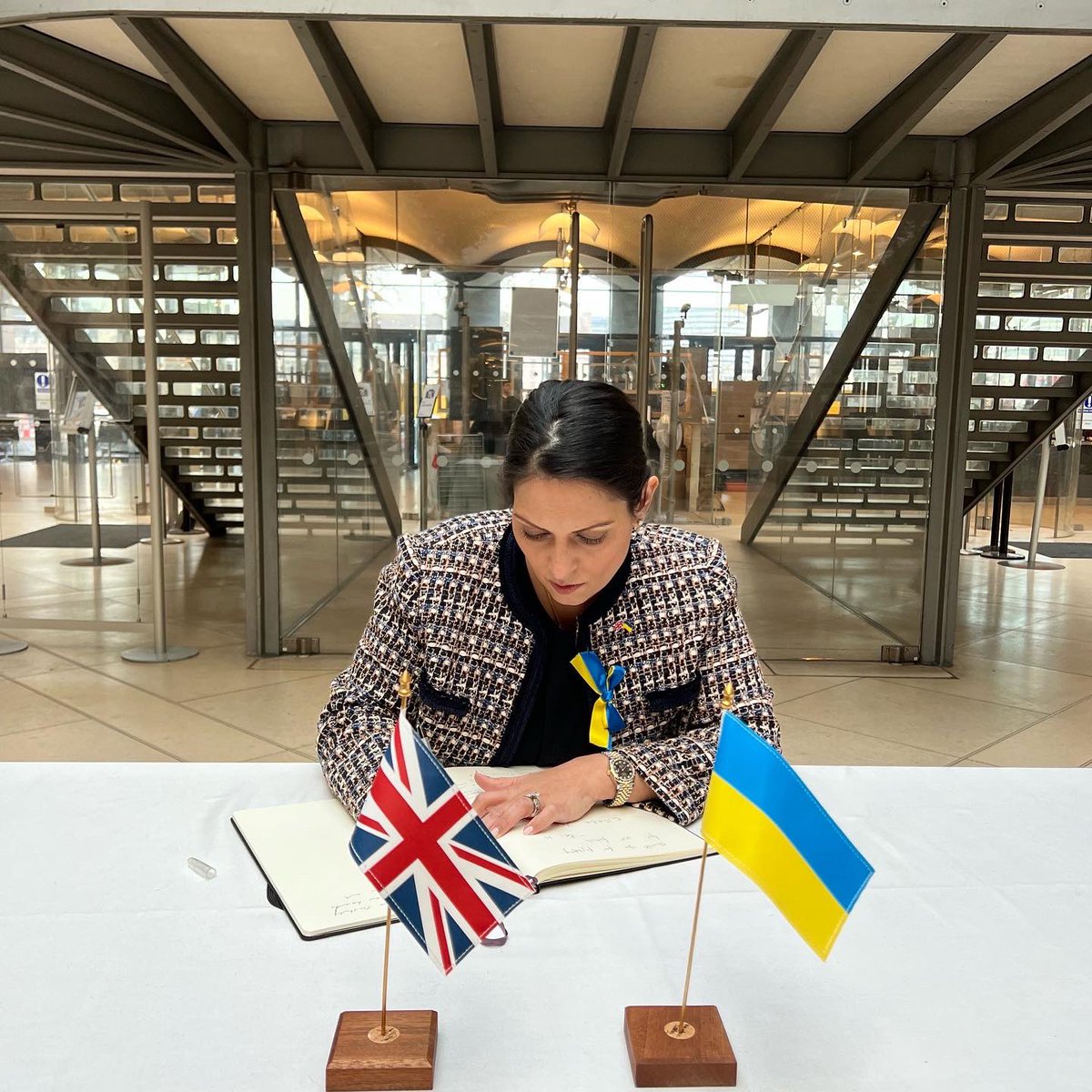 Priti Patel MP tweet media