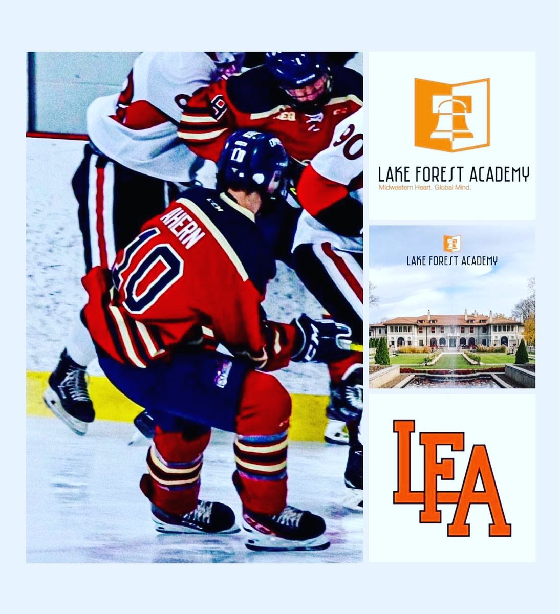 MaxCharlebois2's tweet photo. Un des nôtres vient de signer avec Lake Forest Academy de la MPHL en banlieue de Chicago en vue de la prochaine saison.  Nous sommes tous très fiers de lui.  Bravo Justin Ahern !!  #SaintSacrement #MPHL #RSEQ #GoExpress https://t.co/G3ckDdlaf1