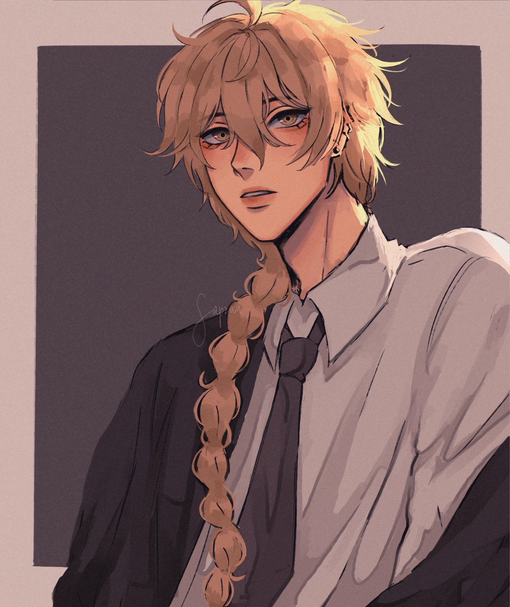 sapzuuu's tweet image. Pretty boy Aether! #aether #GenshinImpact #原神