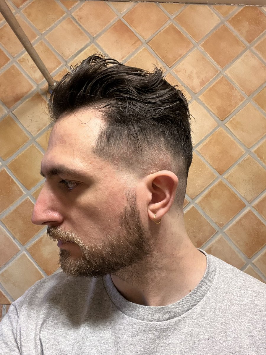 algrippone's tweet photo. I regret to inform you all that I am no longer the #mulletking
The title goes back to Riff Raff or @TheoVon. Sorry to abandon you brothers.
I am now the #undercutkingβ¦. But not really. https://t.co/yNcHaR3Mie