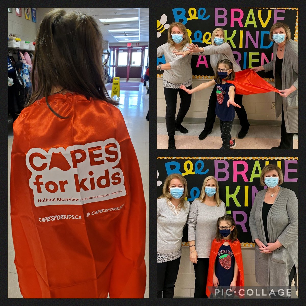 Thank you to our very own superhero, Marissa. She has been raising funds for Holland Bloorview Kids Rehabilitation Hospital and  has raised enough to earn her red cape. We are so proud of her ❤