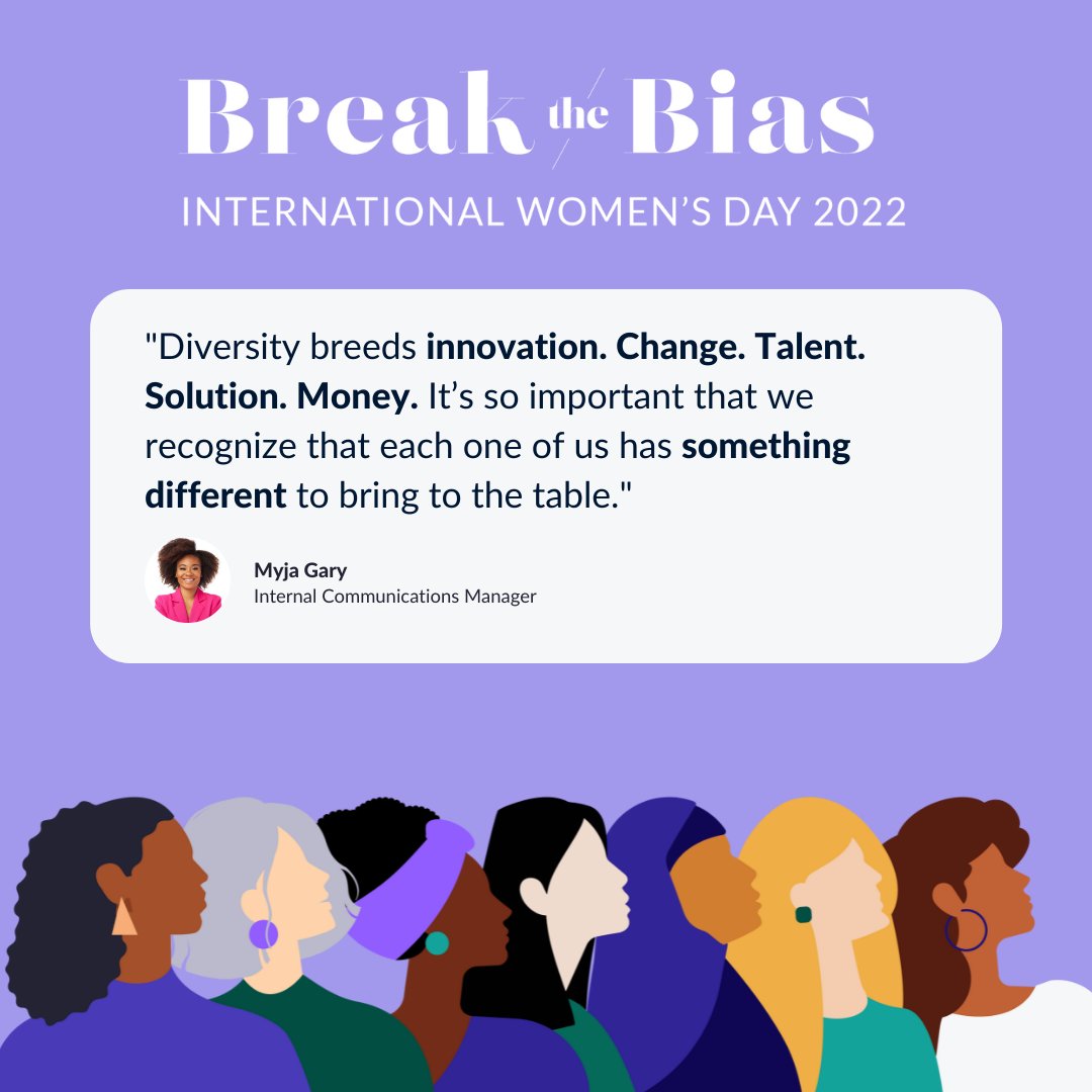 Zoom's tweet photo. "Diversity breeds innovation. Change. Talent. Solution. Money. It’s so important that we recognize that each one of us has something different to bring to the table." #IWD https://t.co/xA2AefsePH