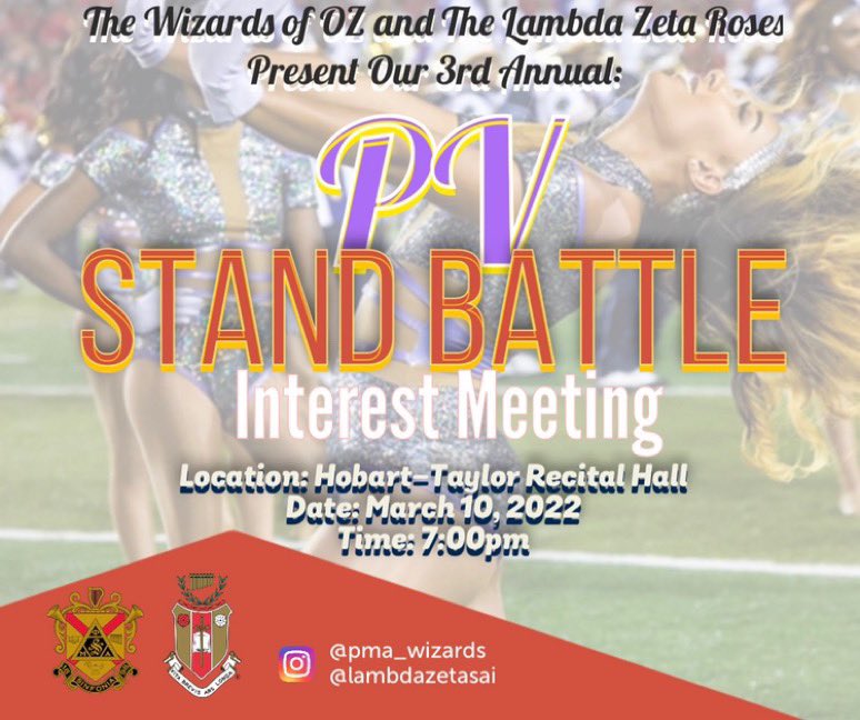 MonotoneArtist's tweet photo. Stand up and Stand out! 🧙🏾‍♂️Leave it all on the floor🌹
#pvstandbattle #PVAMU #OZ #LZ #pv21 #pv22 #pv23 #pv24 #pv25 https://t.co/pO2PhhJo5X