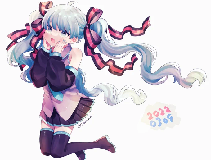 さっきのミクさん絵でやってみたかった加工ためしてみました なんか良い感じする🧐 