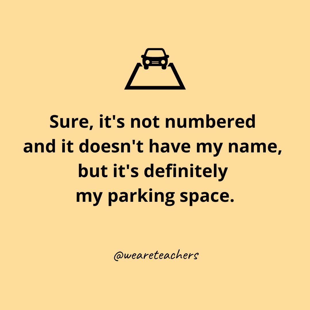 Move your Corolla, Helen.