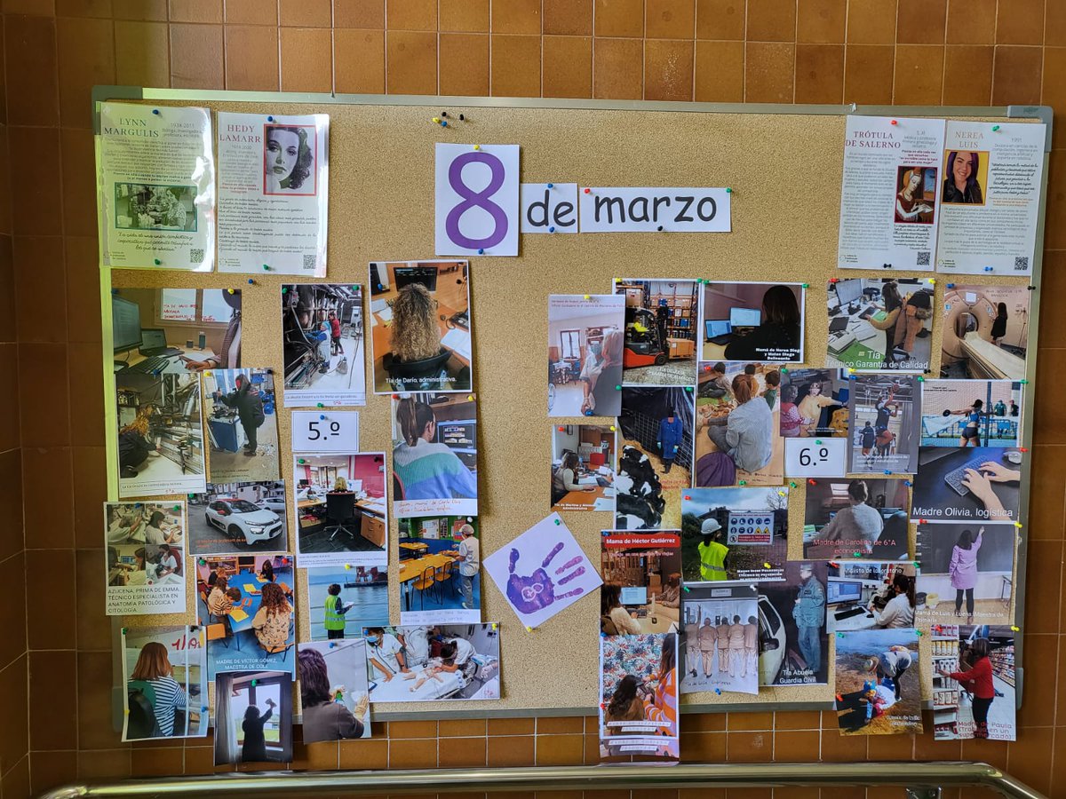 AguanazCeip's tweet photo. 8 de marzo. Día Internacional de la Mujer. Ponemos en valor a las mujeres y sus trabajos. Dia Internacional de la Mujer Cada 8 Mujeres # https://t.co/6cgf7SmbW0