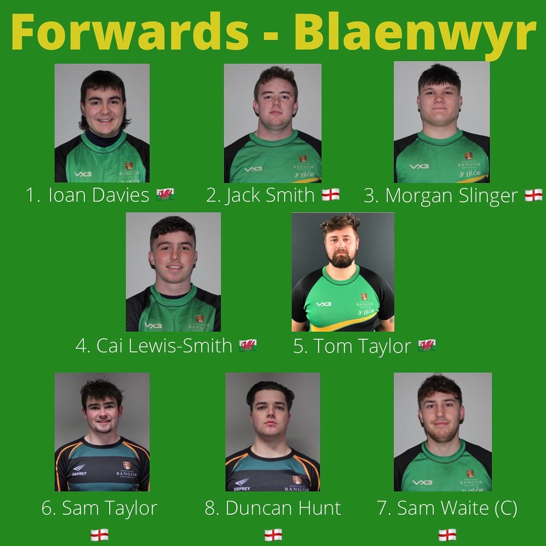 BangorUniRUFC's tweet photo. Tomorrow the first team face Lancaster 2nd XV in their final BUCS game of the season!!! 

Get down to Treborth at 3pm to support the boys; it promises to be an entertaining fixture! 
 
#greenandgoldarmy https://t.co/DR1R4tQEv5