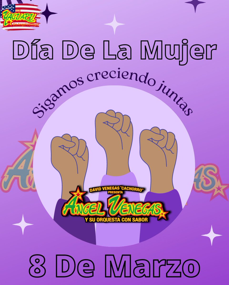 AngelVOrquesta's tweet photo. Hoy conmemoramos el Día Internacional de la Mujer. Nuestra más grande admiración y respeto para todas ustedes. #DINASTIA_VENEGAS #El_Verdadero_Sabor_De_Orquesta https://t.co/gKboOasmct