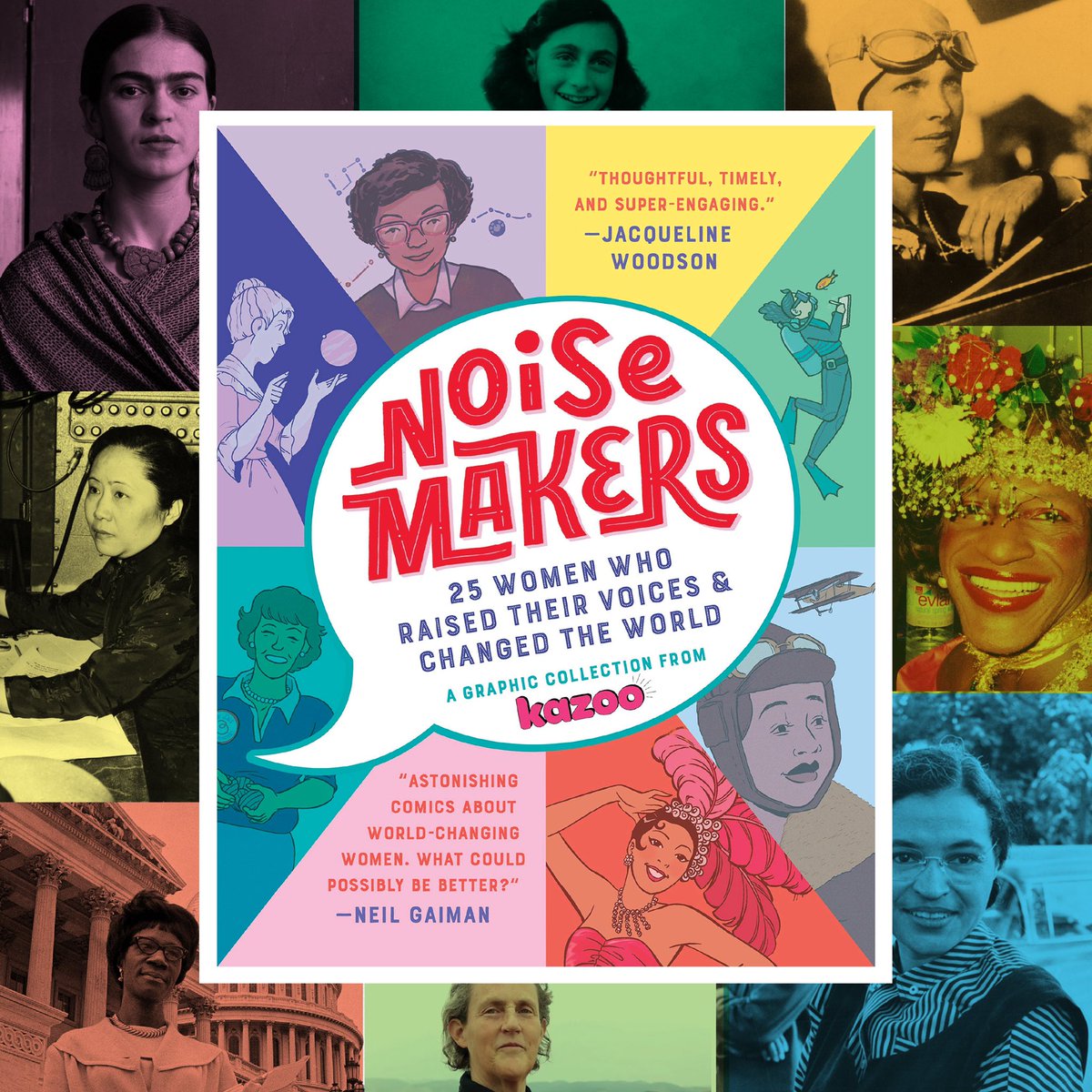 askbcls's tweet photo. Celebrate #InternationalWomensDay with inspiring true stories of women who rocked history! Make noise with familiar heroes and meet a few new ones in this collection of comic biographies. 📚 #BCLSreads #womenshistorymonth #exploreBCLS https://t.co/YDsfhh3vfz