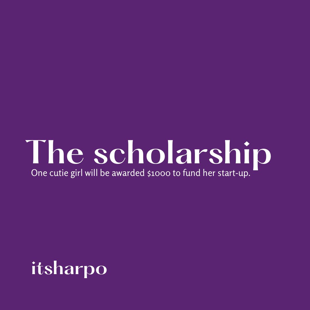 harpokm's tweet photo. The second annual BGG Scholarship is open all of Women’s Month. If you’re a cutie girl between the ages of 16-30 and have a business start-up idea, you should apply! https://t.co/9bT6YtXApp