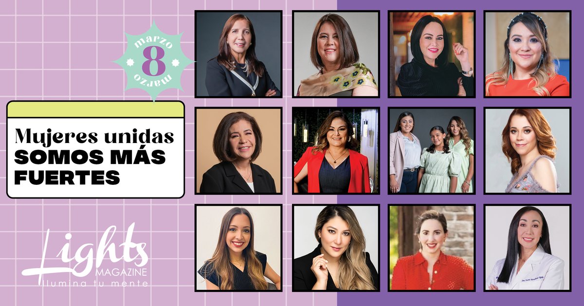 lightsmagazine's tweet photo. Las Mujeres Unidas somos más fuertes ✨💜💗
.
.
.
#diadelamujer #felizdia #womensday #internationalwomensday #women #purple https://t.co/DzhhPsT4AV