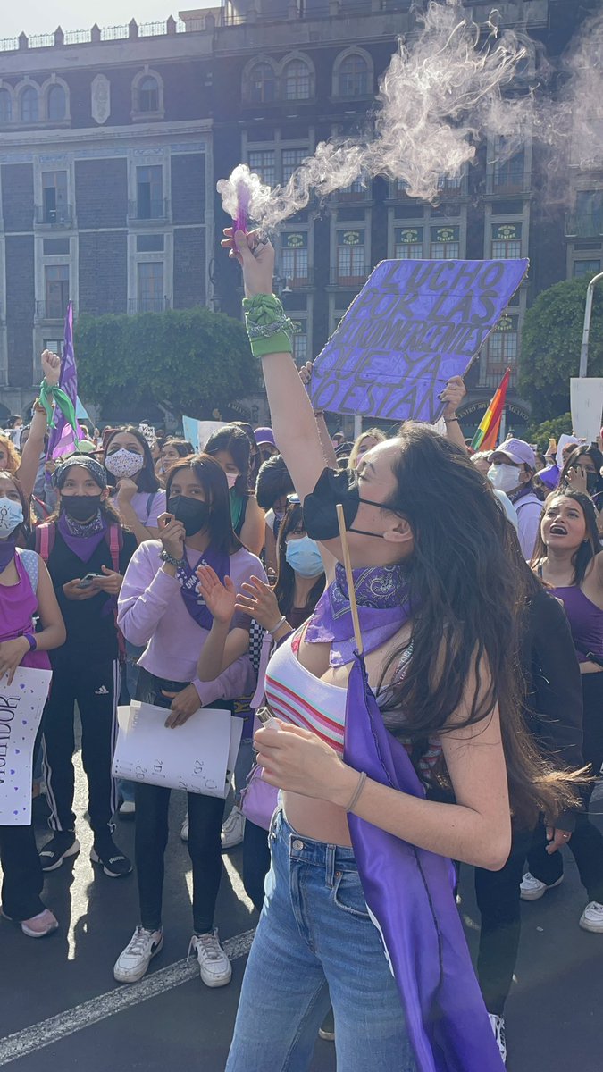 pauirg's tweet photo. Quiero que seamos libres porque valientes ya somos💜
#WomensDay #8Marzo2022 #Marcha8M https://t.co/LOkFiVltFT